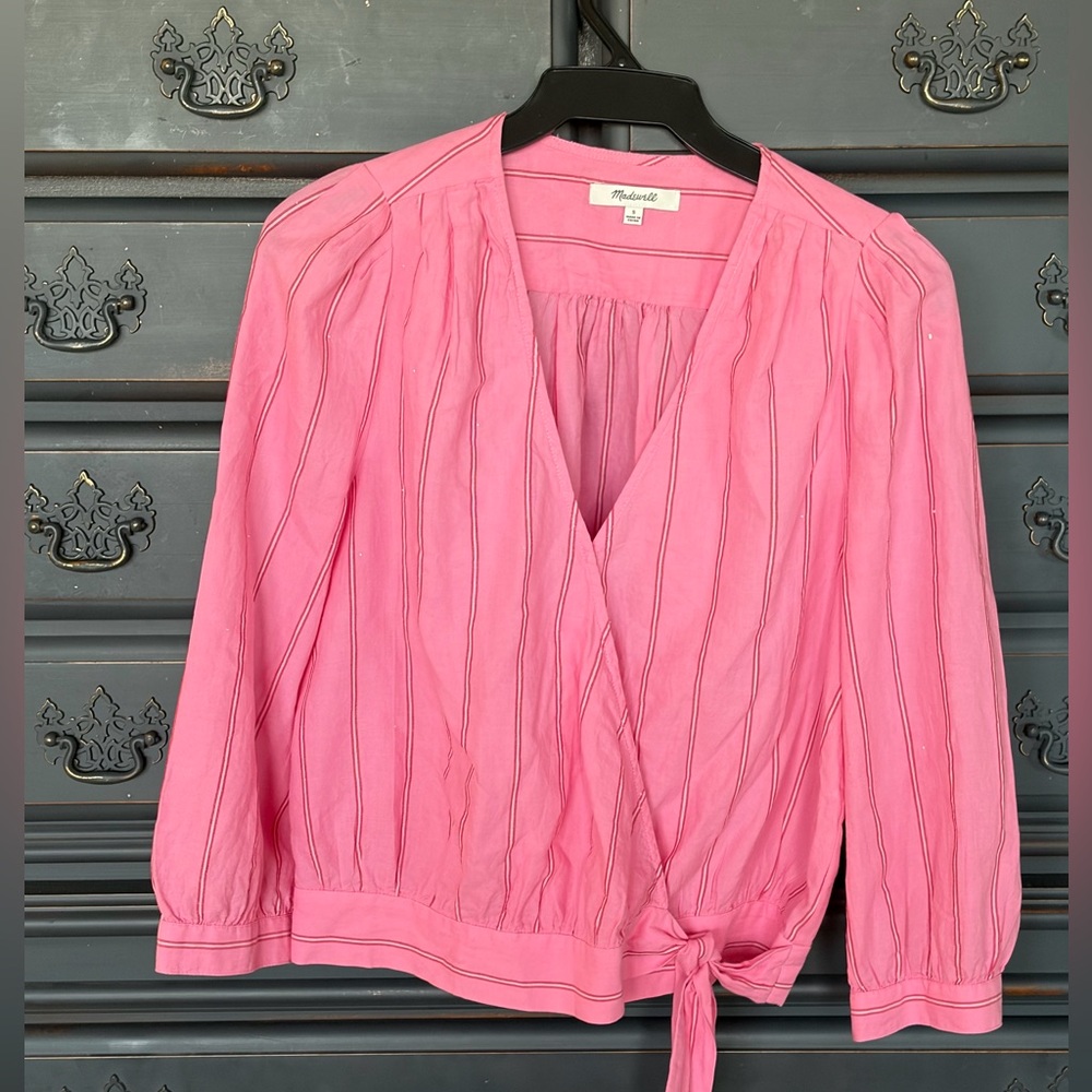 Madewell wrap top